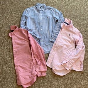 Bundle of 3 polo shirts